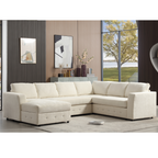 110.75" Modern U Shaped Sectional Sofa