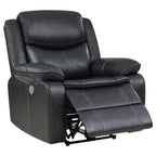 Salerno Dark Power Recliner