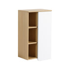 16" Wall-Mounted Bathroom Side Cabinet, Light