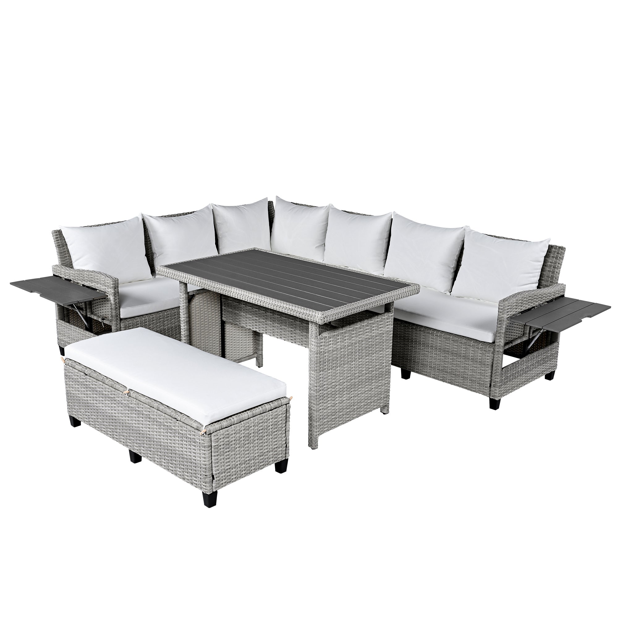 Tomax 5-Piece Outdoor Patio Rattan Sofa Set