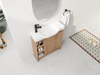30'' Freestanding Bathroom Vanity with Ceramic Sink