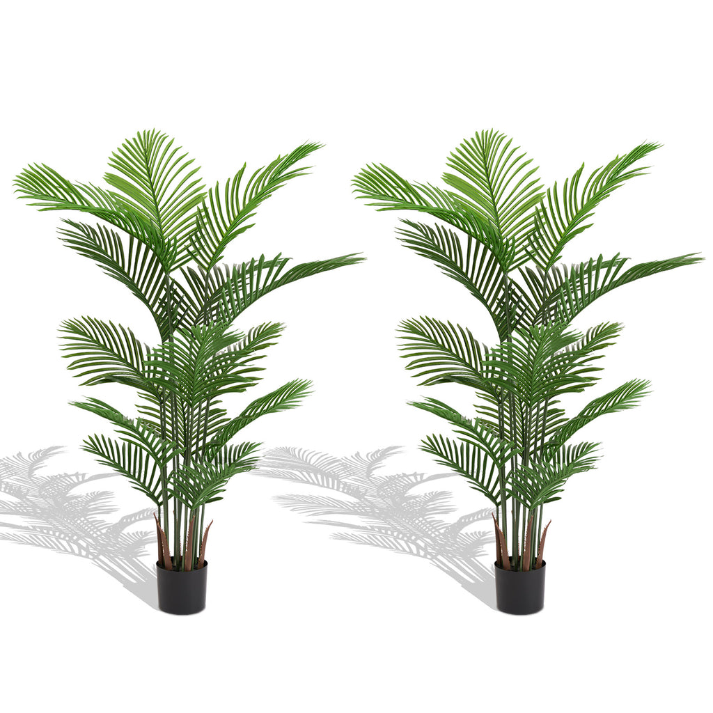 Artificial Areca Palm Plant - Set of 2