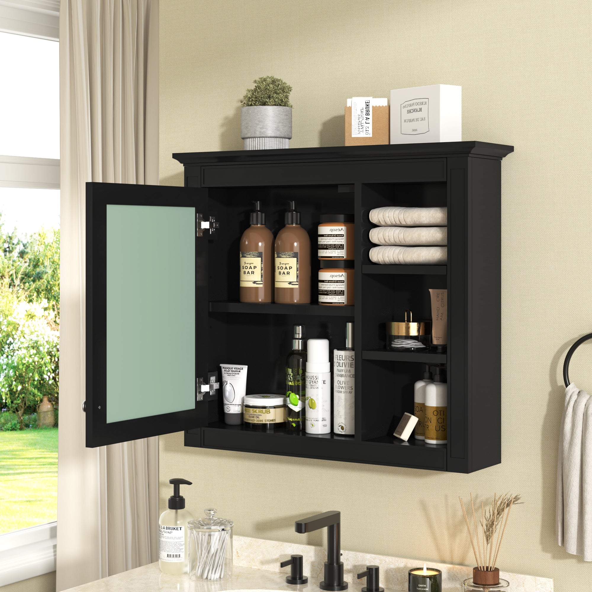 30'' x 28'' Medicine Cabinet with Mirror