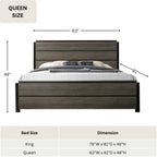 Ioana Contemporary Wood Panel Bed