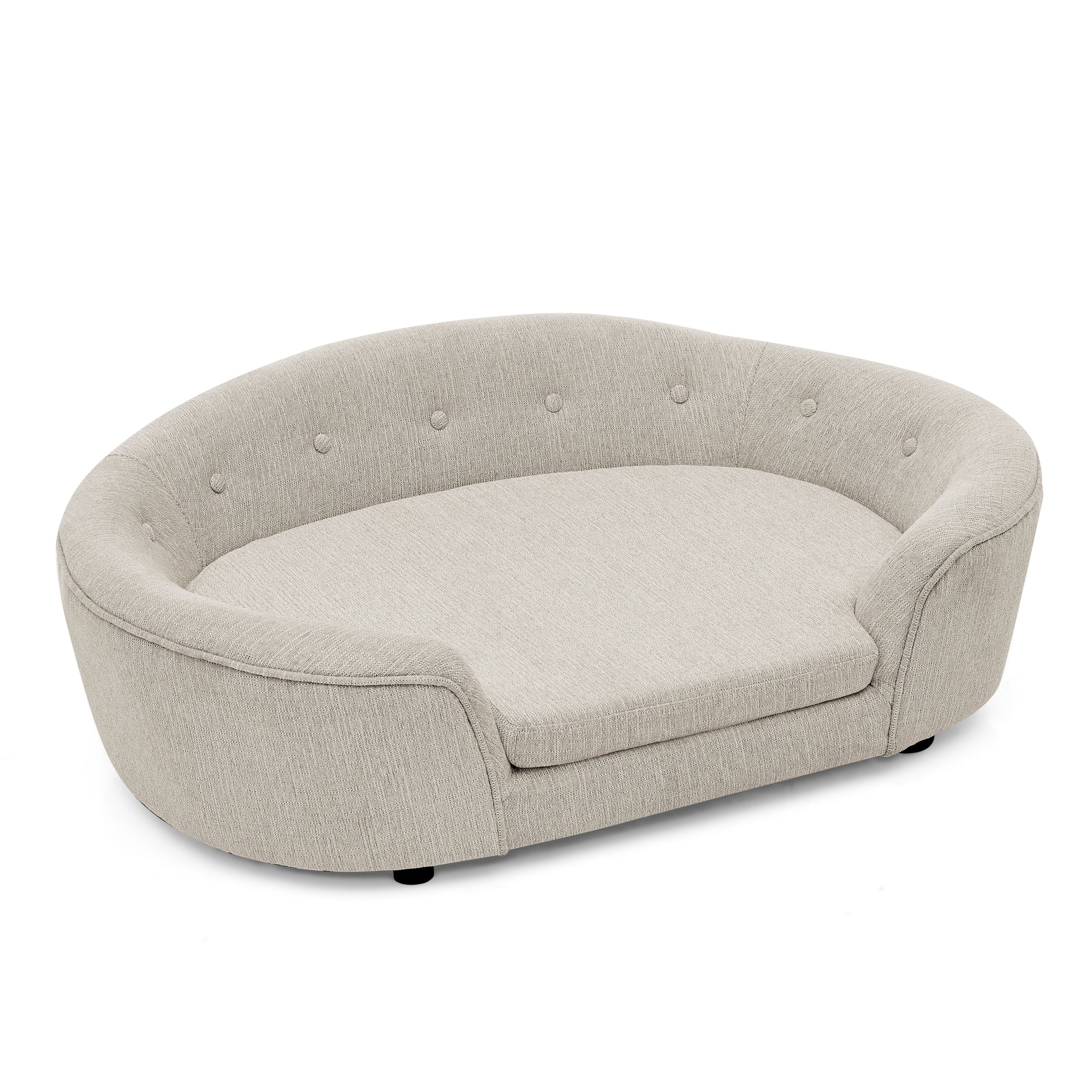 Oversized Oval Semi-Enclosed Dog Sofa
