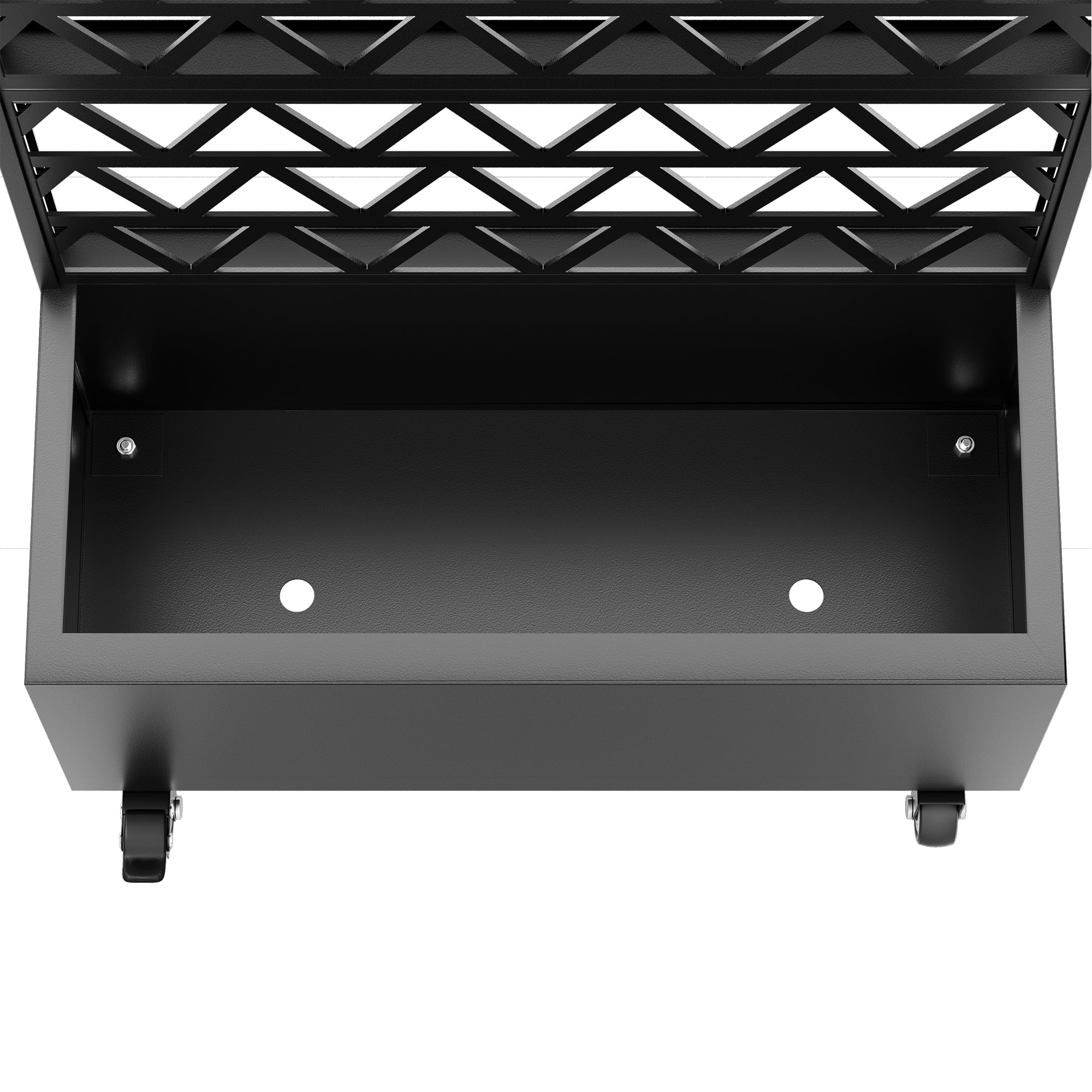 Metal Planter Box with Trellis Raised Garden Bed