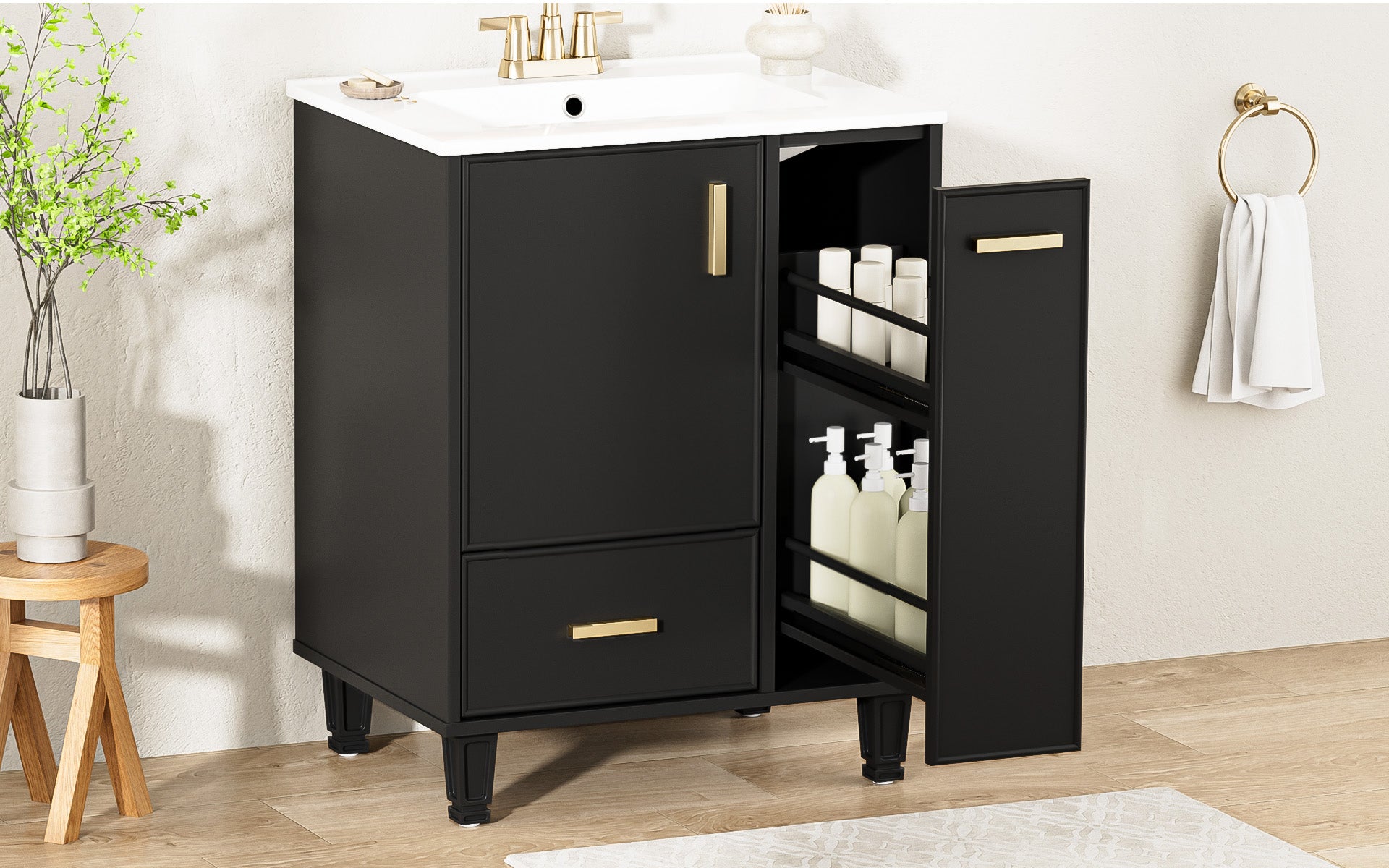 24" Bathroom Vanity with Sink