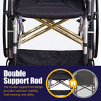 Aluminum Alloy Transport Wheelchair