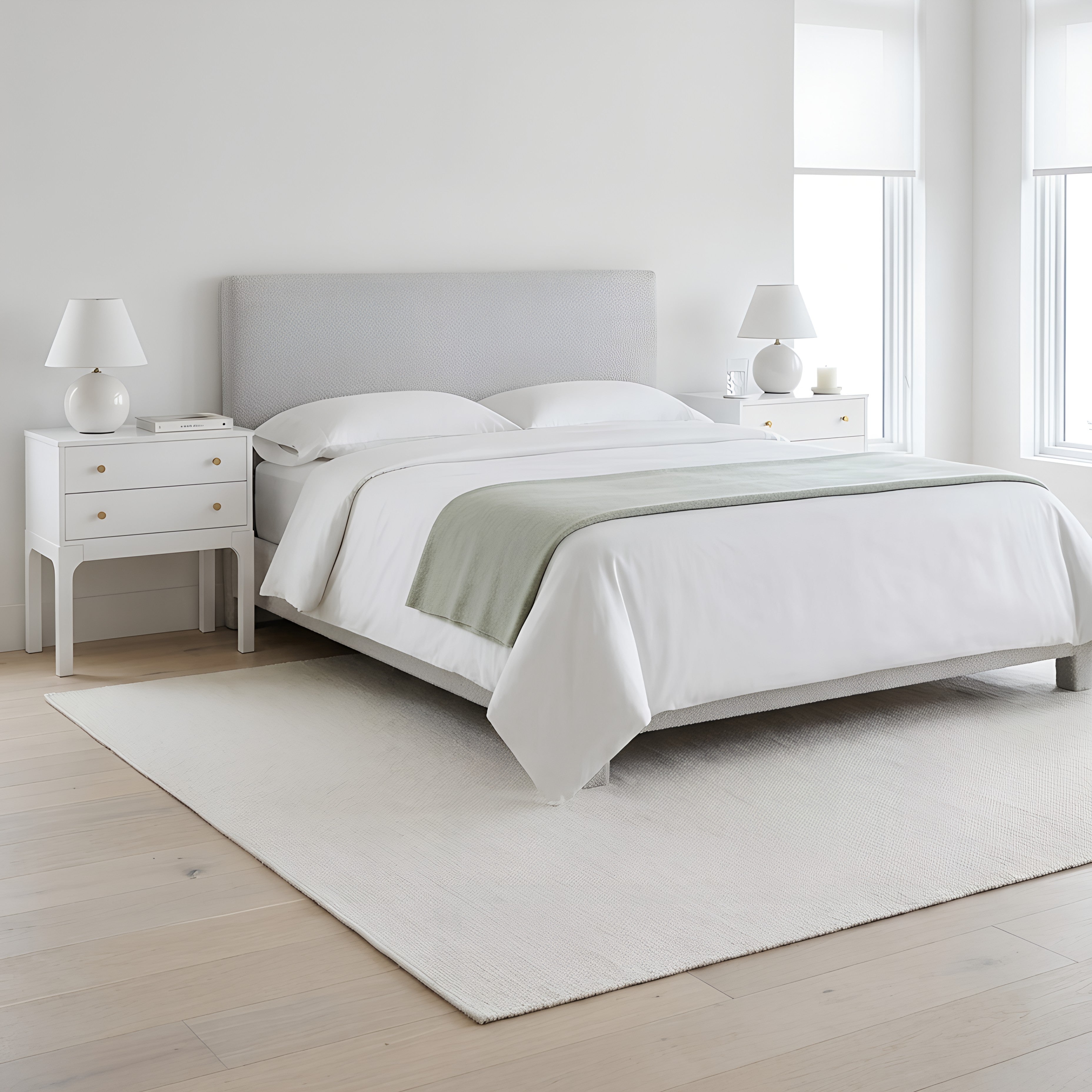 Alonso 2-Drawer Modern Nightstand