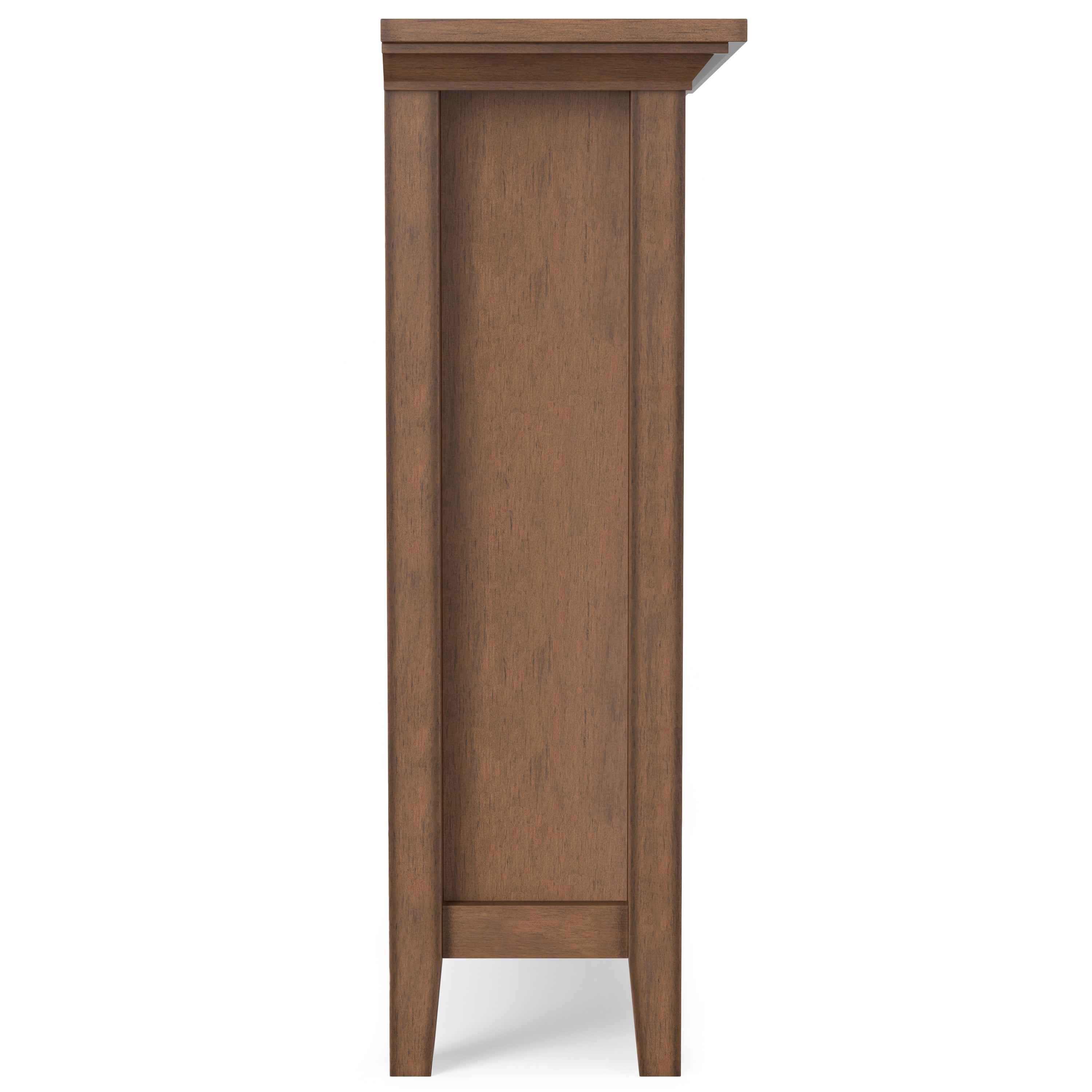 Redmond 36 Inch Wide Solid Wood Entryway Storage Cabinet in Rustic