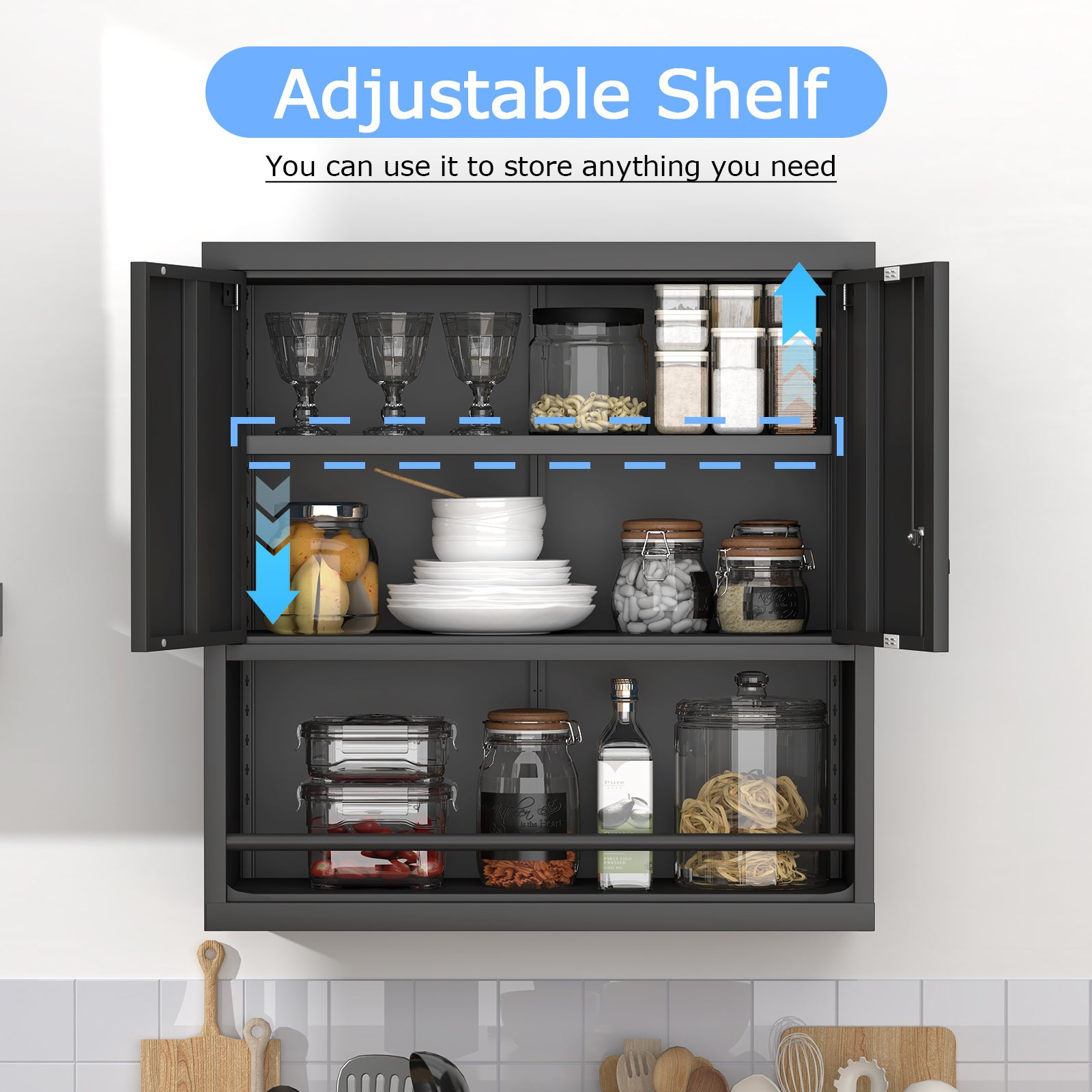 Metal Adjustable Storage Cabinet