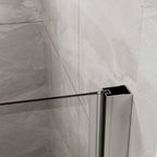 Goodyo 36"x 72" Bifold Frameless Glass Shower Door