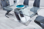 Tony Dining Table Grey/White