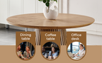 Wooden Round Dining Table