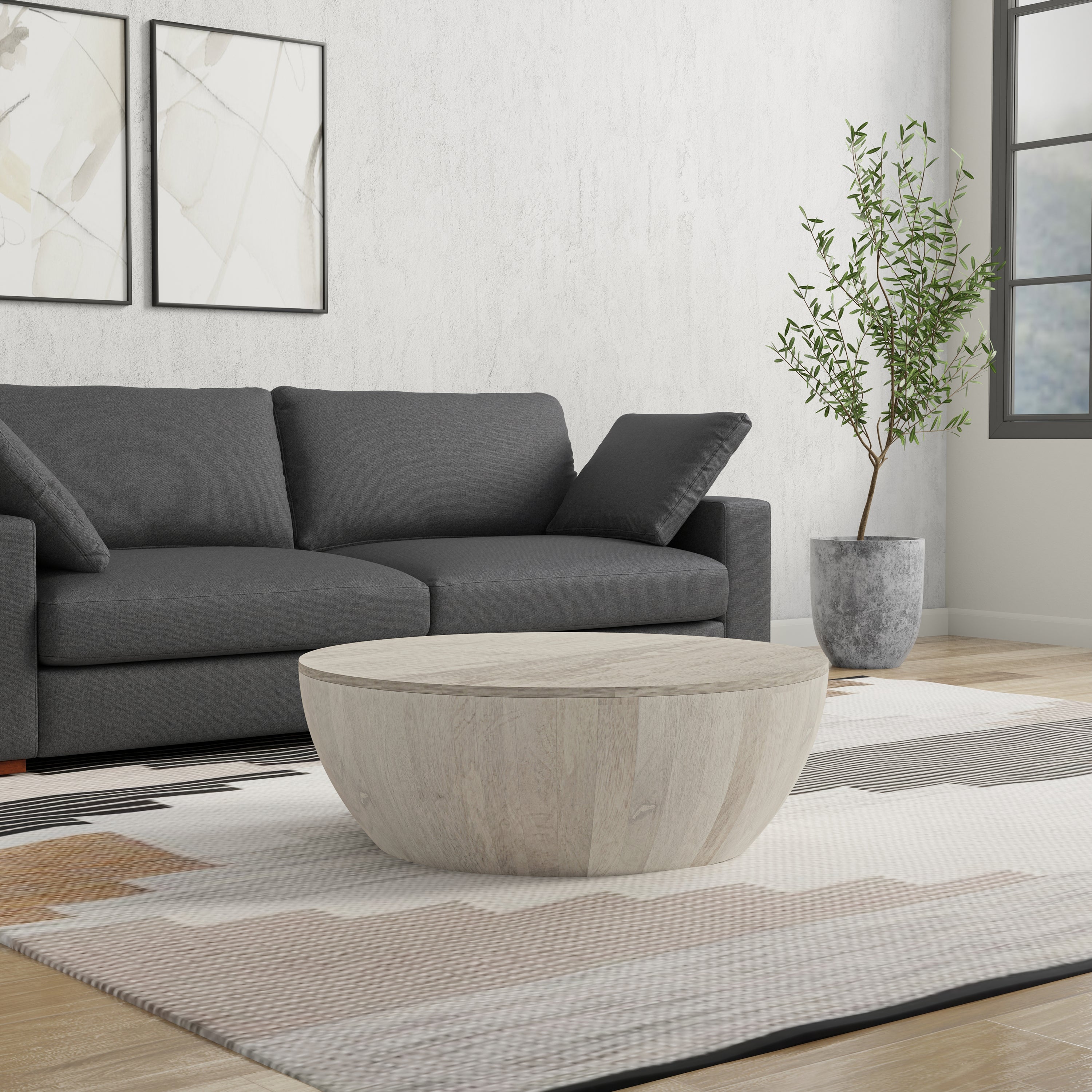 Elmbrook Drum Coffee Table