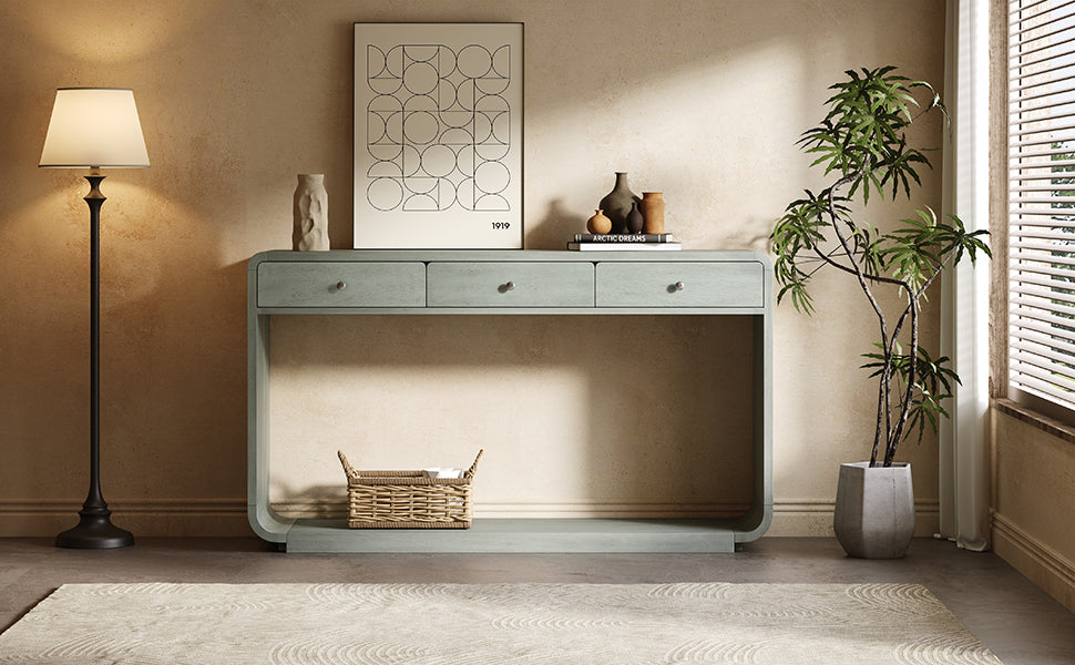 Antique-Style Console Table