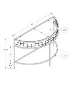 Clear Tempered Glass Accent Table