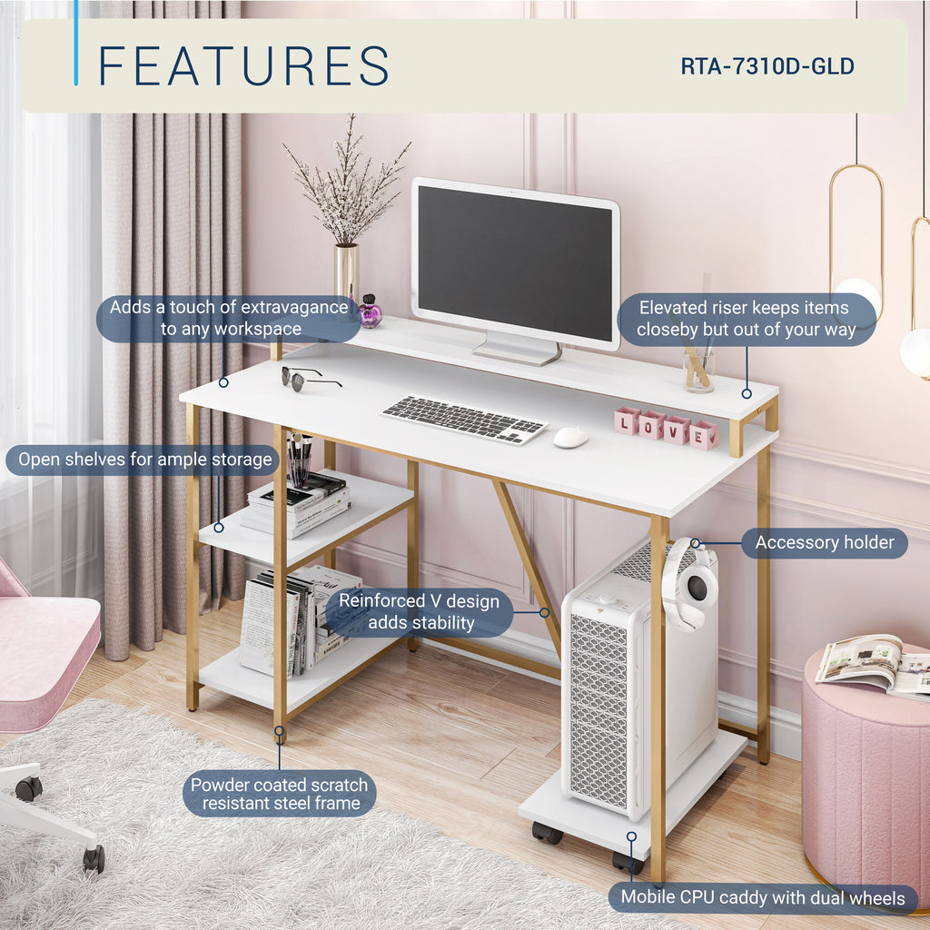 Techni Mobili Industrial Writing Desk