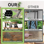 8-Tiered Indoor Plant Stand with Grow Lights