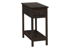 2 Tier Accent Table with Storage Drawer