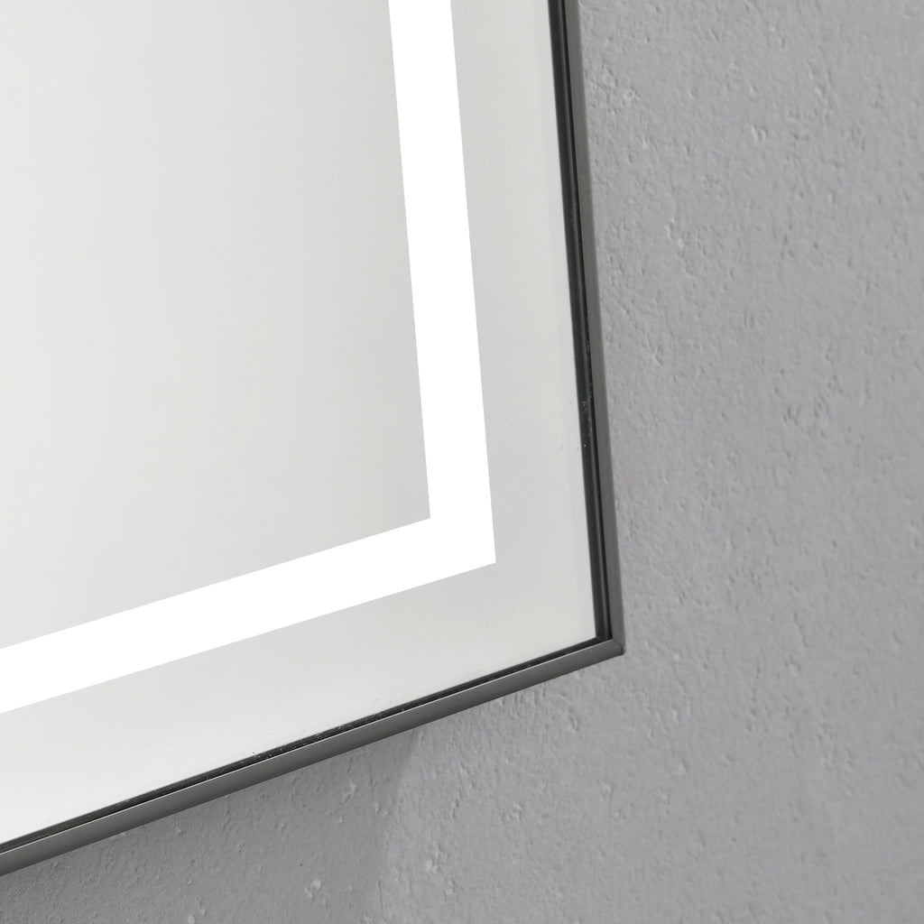 36" x 24" LED Bathroom Mirror with Front and Backlight