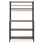 5-Tier Kitchen Bakers Rack with Hutch