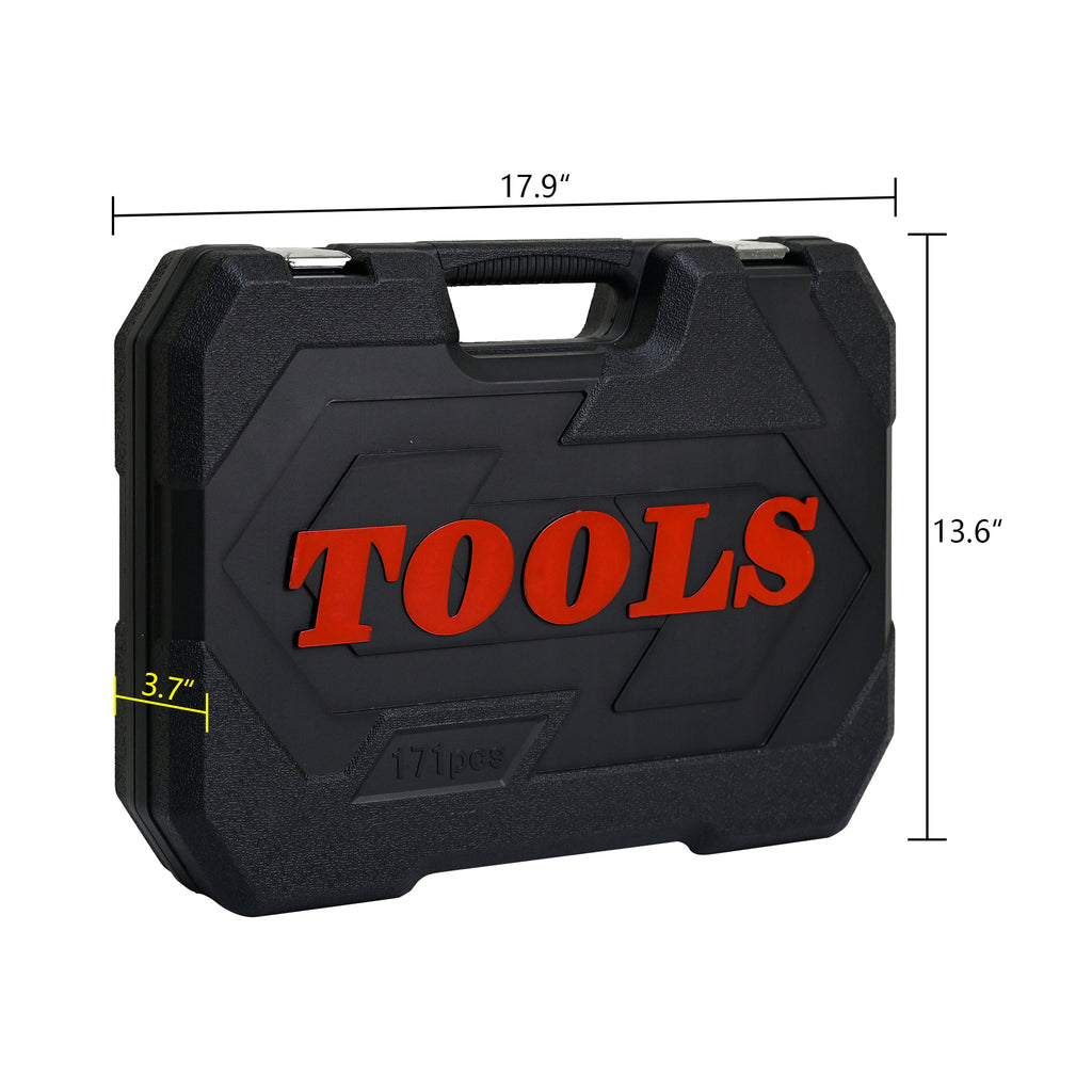 171-Piece Socket and Ratchet Wrench Tool Set