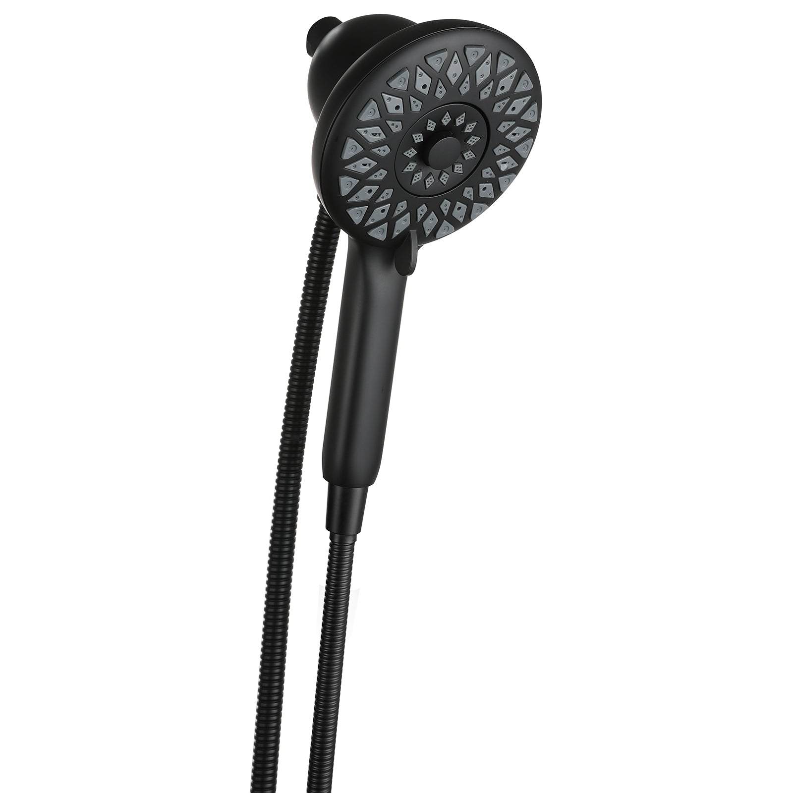 High Pressure Shower Heads 6 Spray Mode - Matte Black