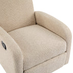360 Swivel and Glider Recliner Chair - Almond