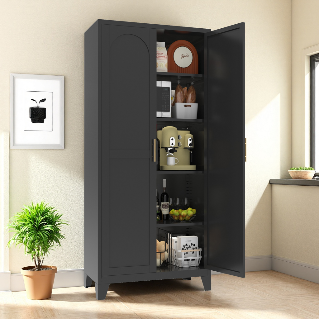 71'' 2 Shapely Doors Cabinet