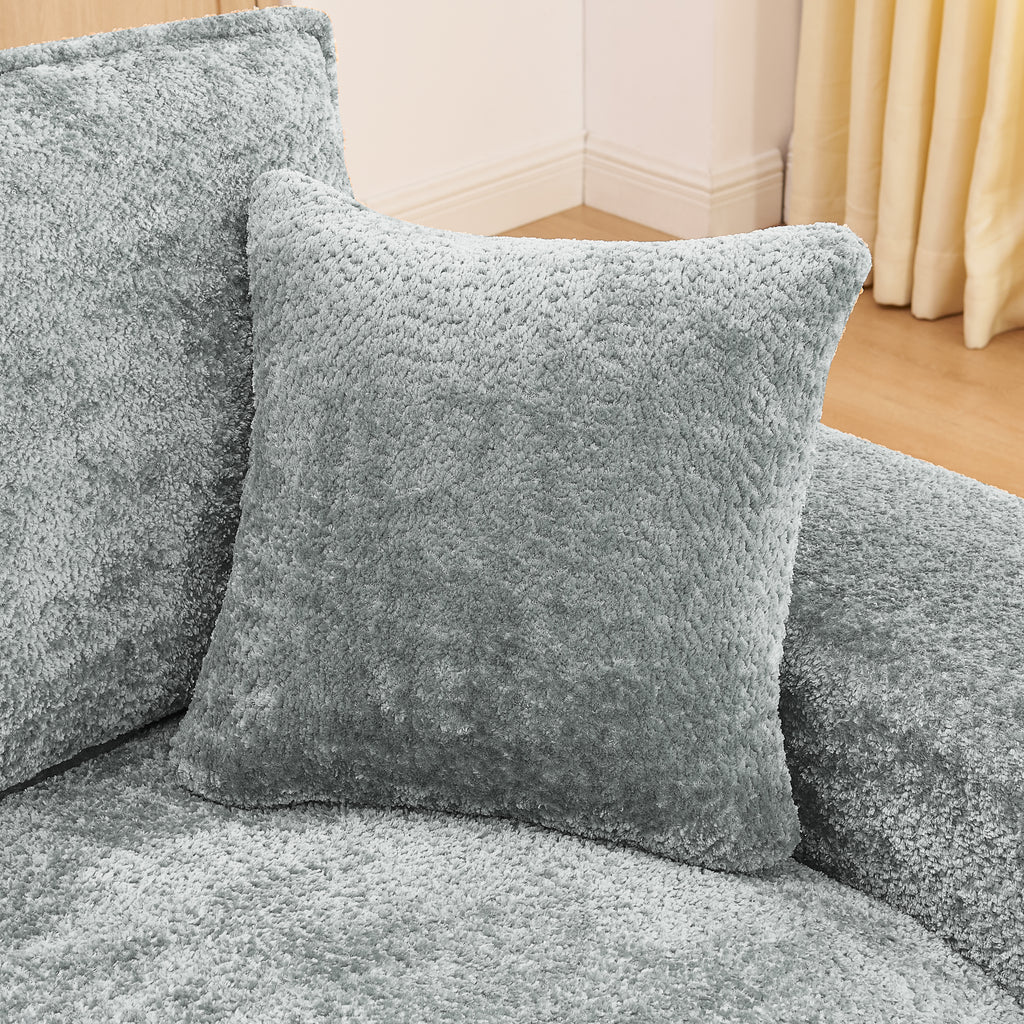 107'' Modern Boucle Sectional Sofa with Reversible Chaise