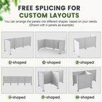 50" W x 49" H Outdoor Privacy Screen