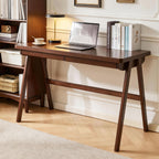 100% Solid Rubber Wood Computer Desk - Retro