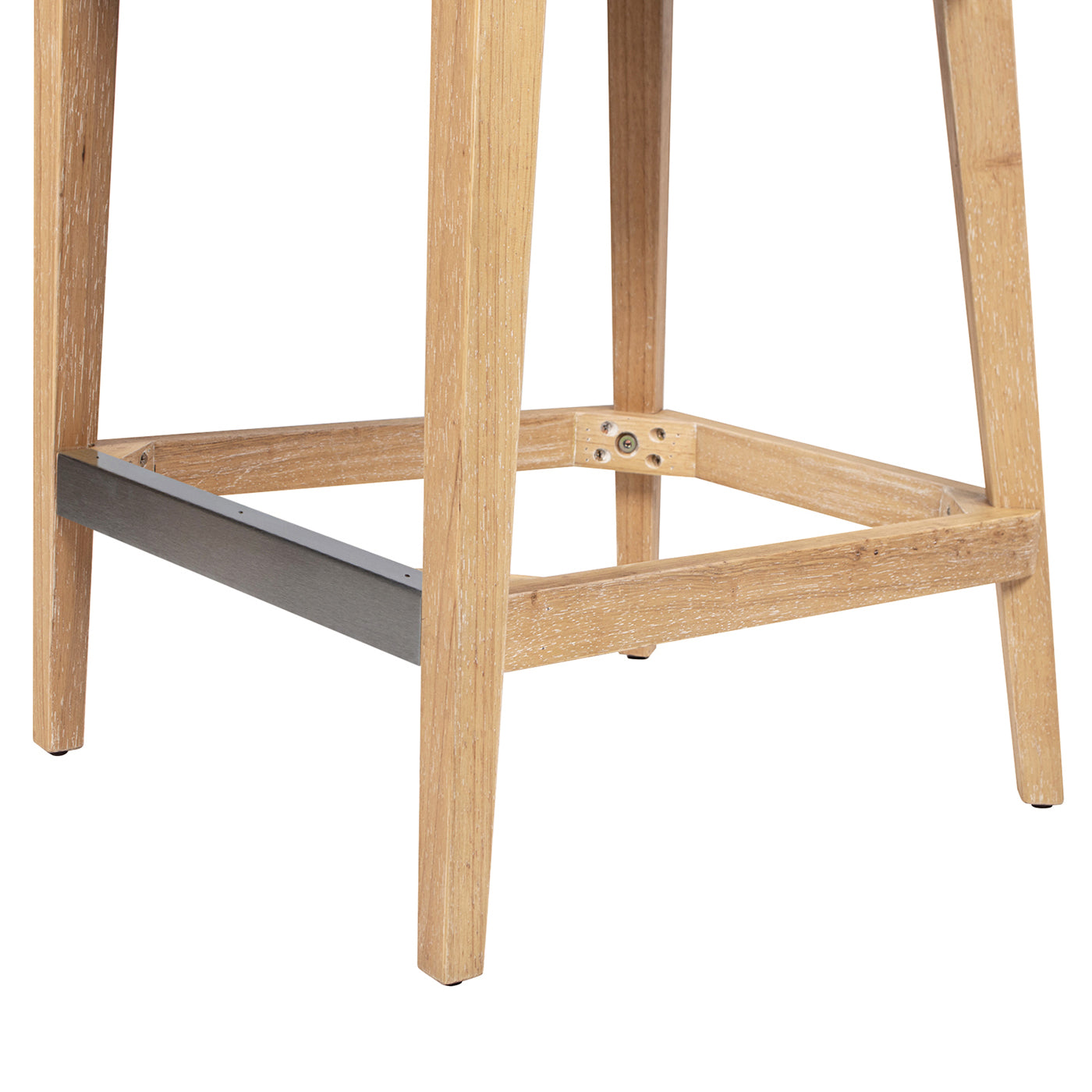 Penny Round Arched Upholstered Counter Stool, Set of 2, Travertine