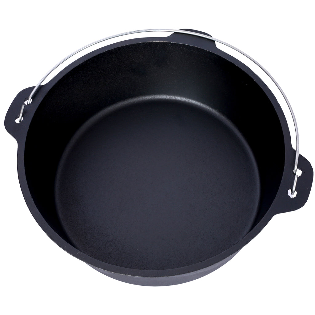 Pre-Seasoned Cast Iron Dutch Oven With Skillet Lid