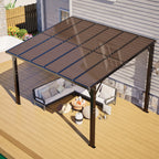 12x10 FT Hardtop Gazebo, Outdoor Patio Pergola