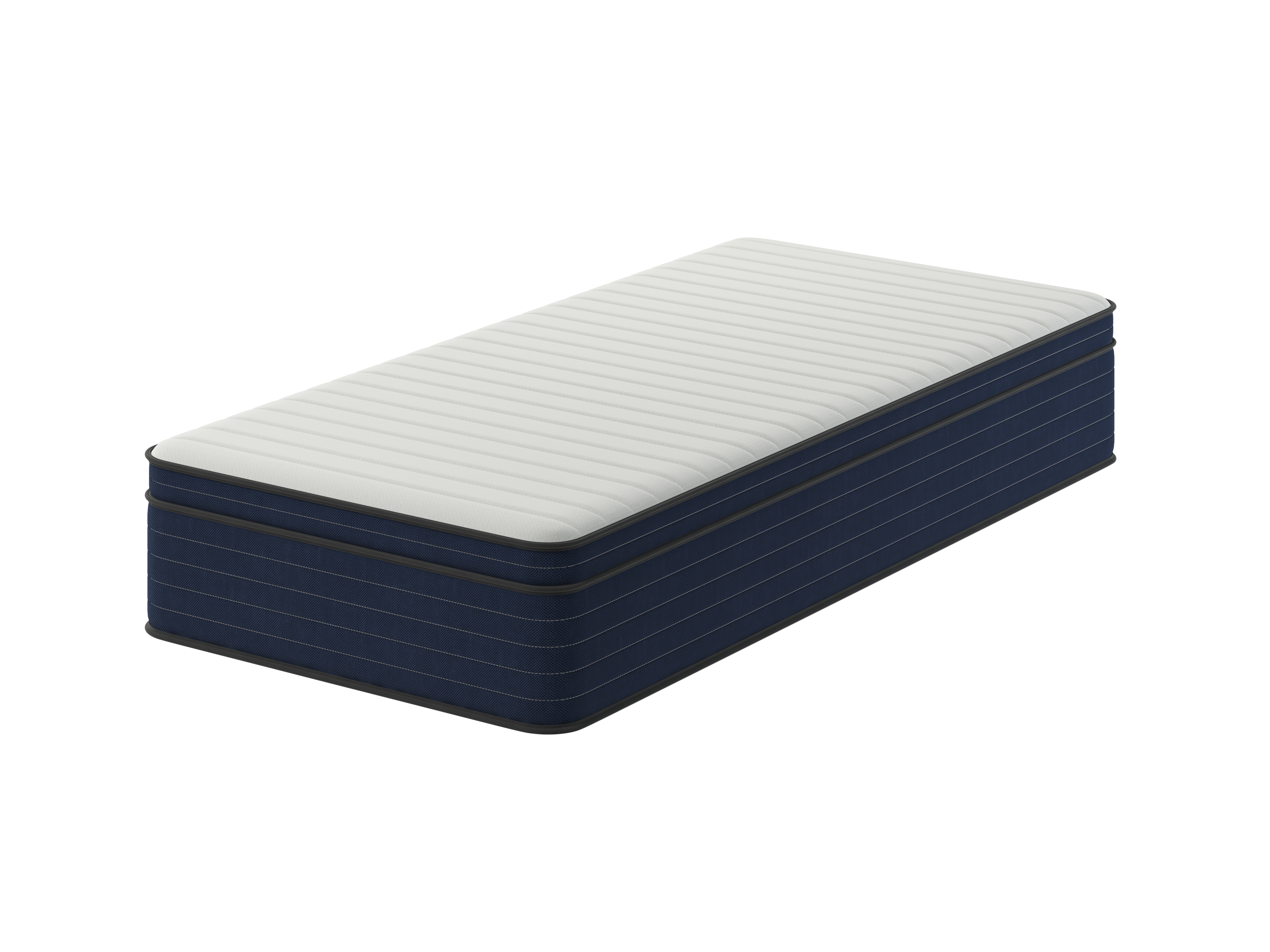 12 Inch Twin Size Medium Firm Euro Top Hybrid Mattress