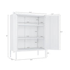 Naomi 32" Metal Accent Cabinet