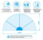 15 FT Round Multifunctional All Weather Cover Pool Dome Enclosure