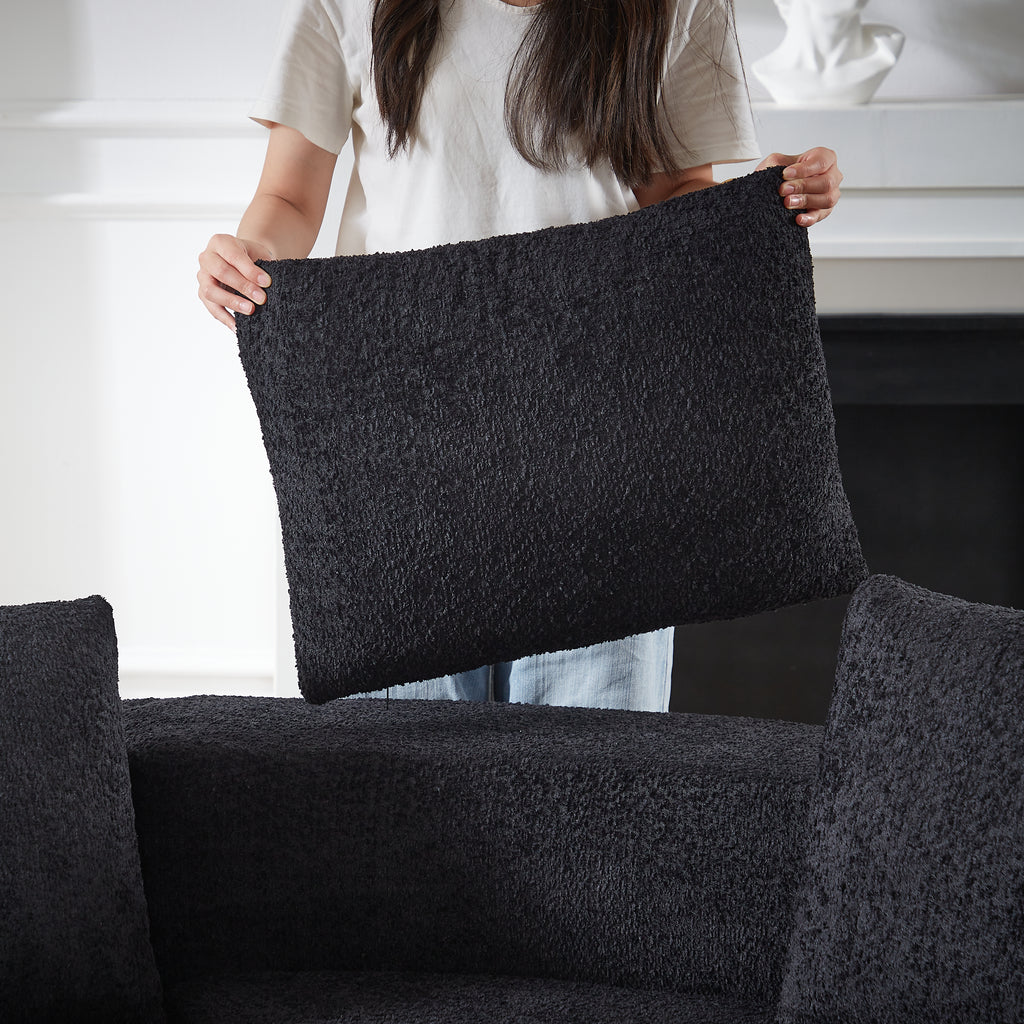 Modular Sofa Set in Chenille Fabric