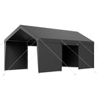 Heavy Duty Outdoor Car Canopy 12x20FT with Sidewalls