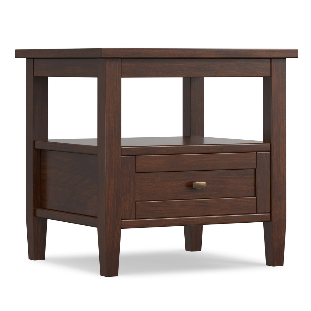 Warm Shaker End Table