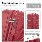 3-Piece ABS Spinner Wheel Luggage Set