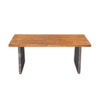 Outdoor 7 Pieces Acacia Wood Dining Set