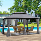 13x10 Outdoor Patio Gazebo Canopy Tent