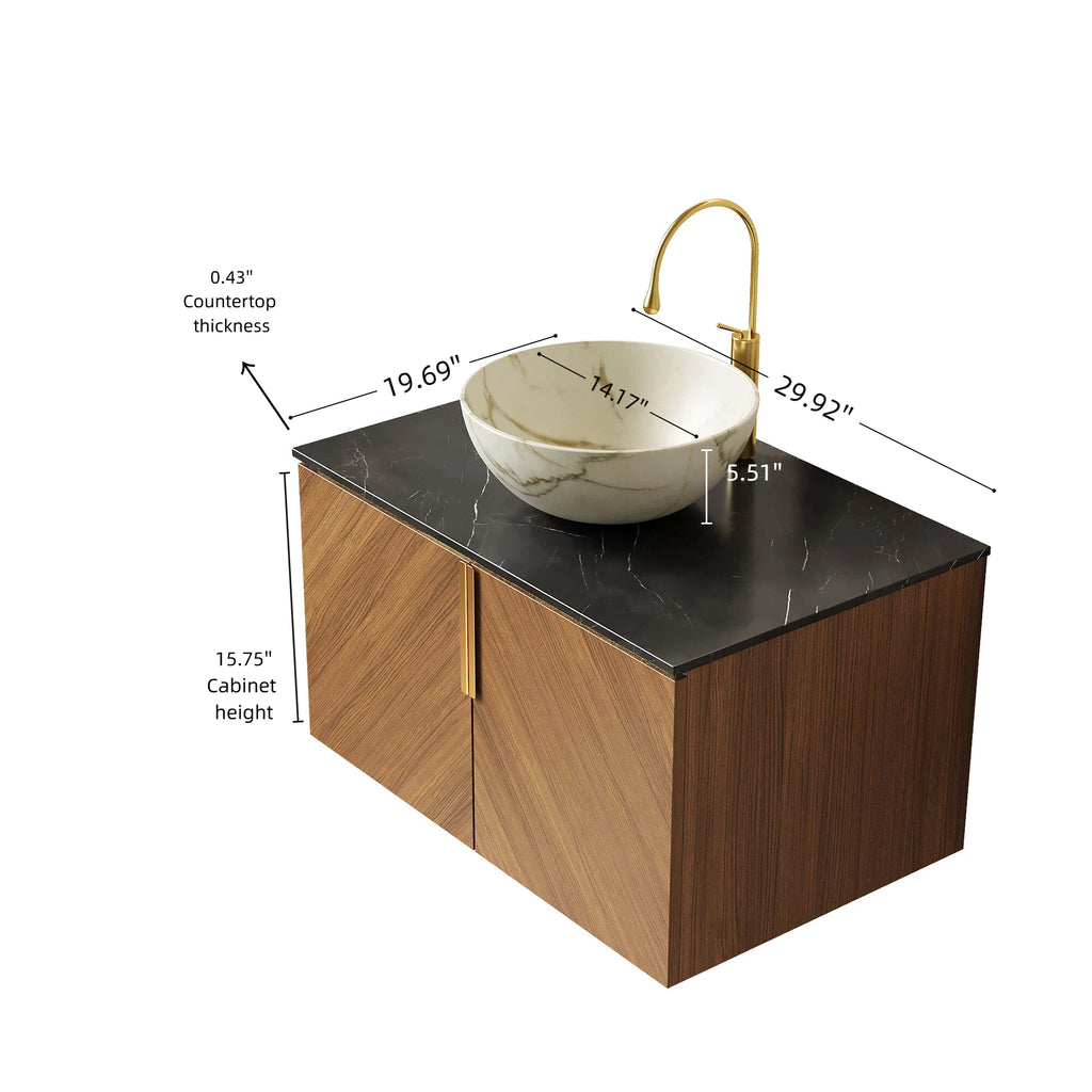 ARAI 30" Bathroom Vanity & Sink