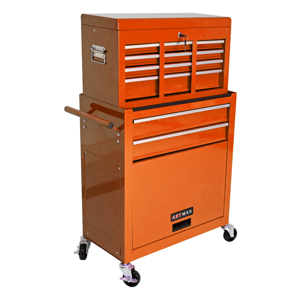 High Capacity Rolling Tool Chest with Wheels and Drawers