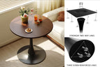 Walnut Round Dining Table