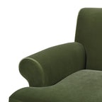 Alana Lawson Three-Cushion Tightback Sofa, Olive
