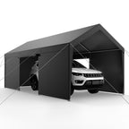 Heavy Duty Outdoor Car Canopy 12x20FT with Sidewalls